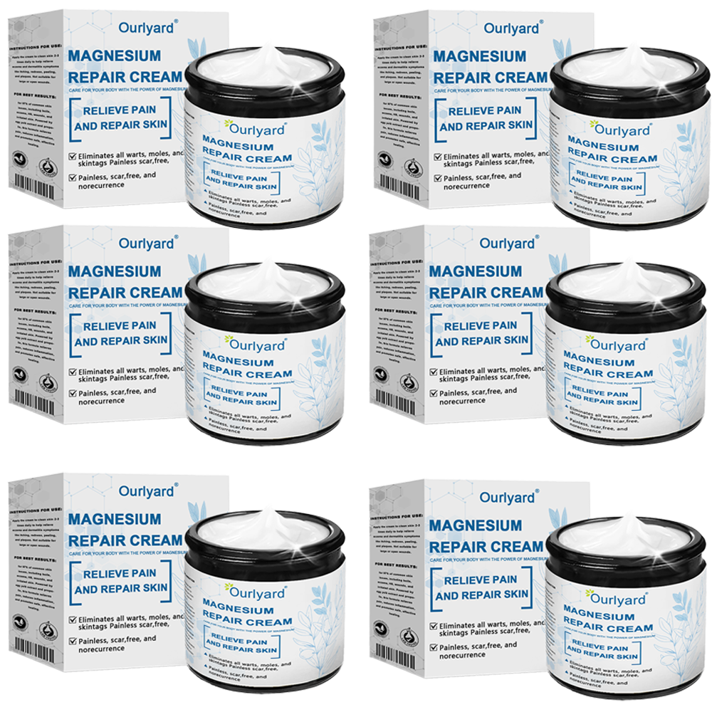30%Discount✅Official Store: Ourlyard® Magnesium skin repair cream (Psoriasis Relief, Skin Repair, Even Tone, Acne and Dark Spot Treatment, Wart and Mole Removal)