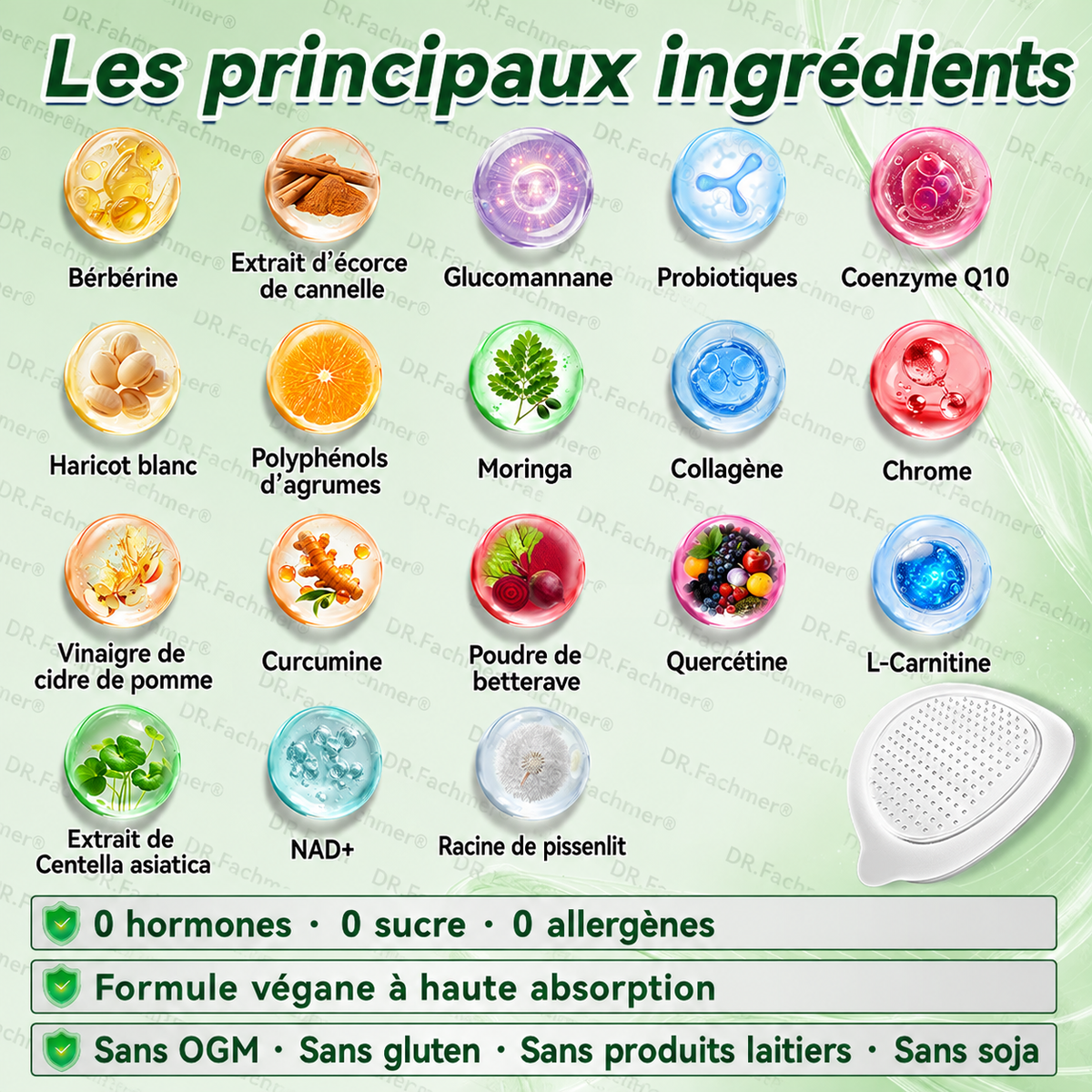 Boutique officielle | 🇫🇷⚡️DR. Fachmer® Moringa · Berbérine × NAD+ Patch Nano Microneedle 10-en-1 🇫🇷 1 fois par jour – résultats visibles en 7 jours ✅ Pour le contrôle du poids, la peau relâchée, le métabolisme et le bien-être général.