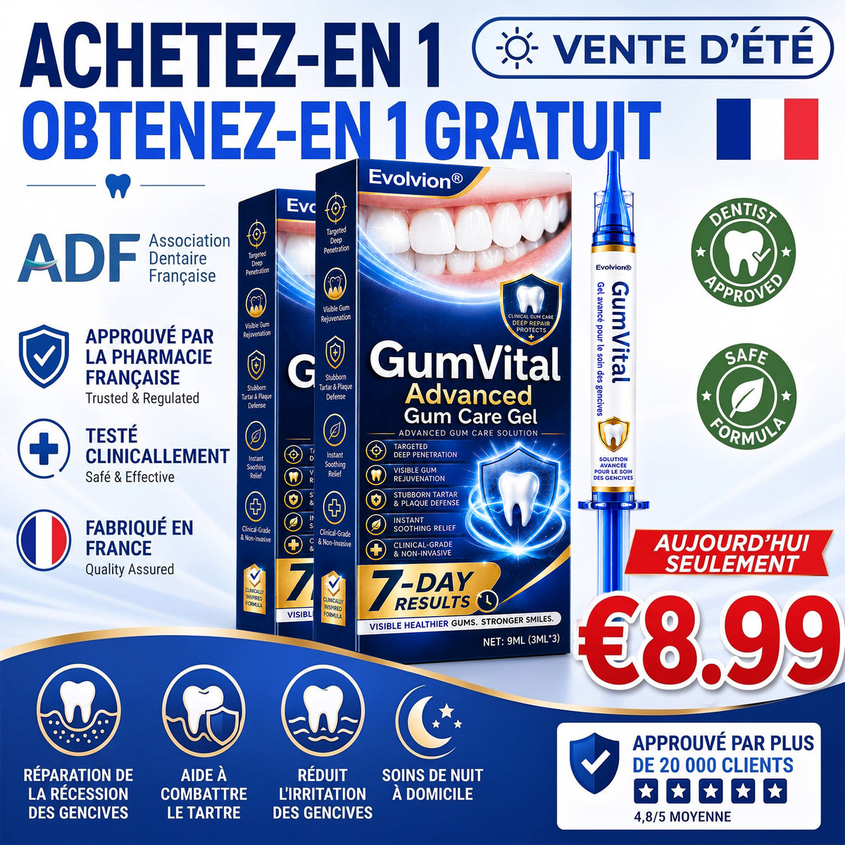 Profitez de 20 % de réduction sur le 2ᵉ article 🧡🧡