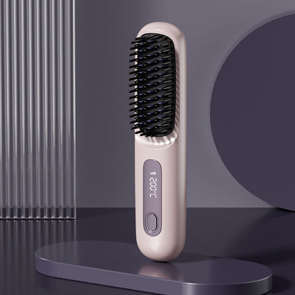 🎁Flash Sale(🚀50%OFF)🎁Cordless Ceramic Heated Hair Straightening Comb