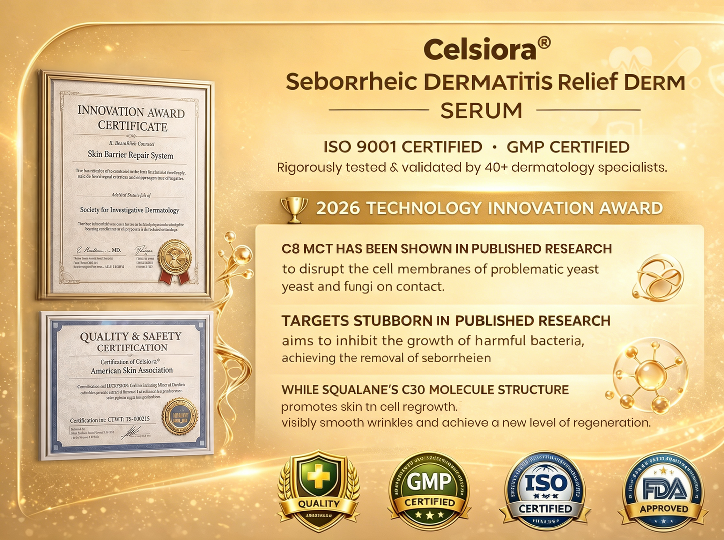 🍁Celsiora® Seborrheic Dermatitis Relief Derm Serum