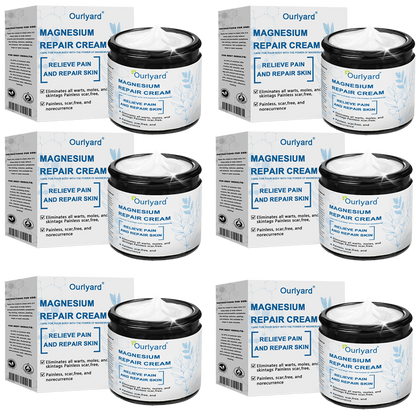 30%Discount✅Official Store: Ourlyard® Magnesium skin repair cream (Psoriasis Relief, Skin Repair, Even Tone, Acne and Dark Spot Treatment, Wart and Mole Removal)
