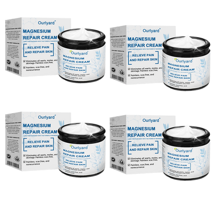 30%Discount✅Official Store: Ourlyard® Magnesium skin repair cream (Psoriasis Relief, Skin Repair, Even Tone, Acne and Dark Spot Treatment, Wart and Mole Removal)