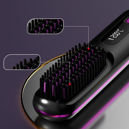 🎁Flash Sale(🚀50%OFF)🎁Cordless Ceramic Heated Hair Straightening Comb